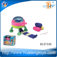 Good quality Cheap DIY wool spinning machine toys for kids for sale DIY Knitting Machine Toys